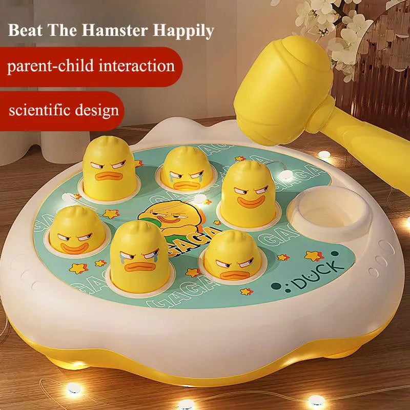 Delightful Duck, Frog, and Pig Montessori Toy - Perfect Educational Puzzle Gift for Toddlers Aged 12-24 Months with Hammer