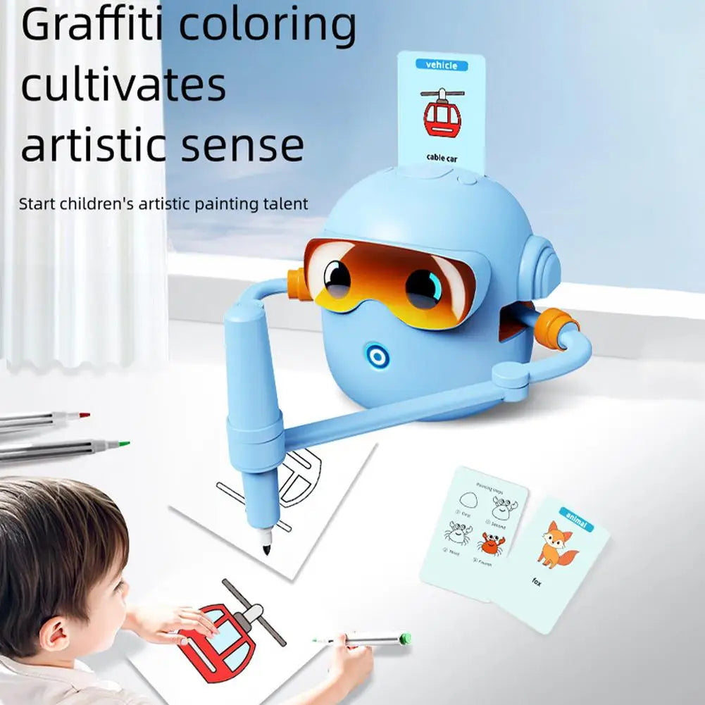 Unleash Creativity with the Voicebots Drawing Robot - The Ultimate Voice-Interactive Educational Gift for Young Artists!