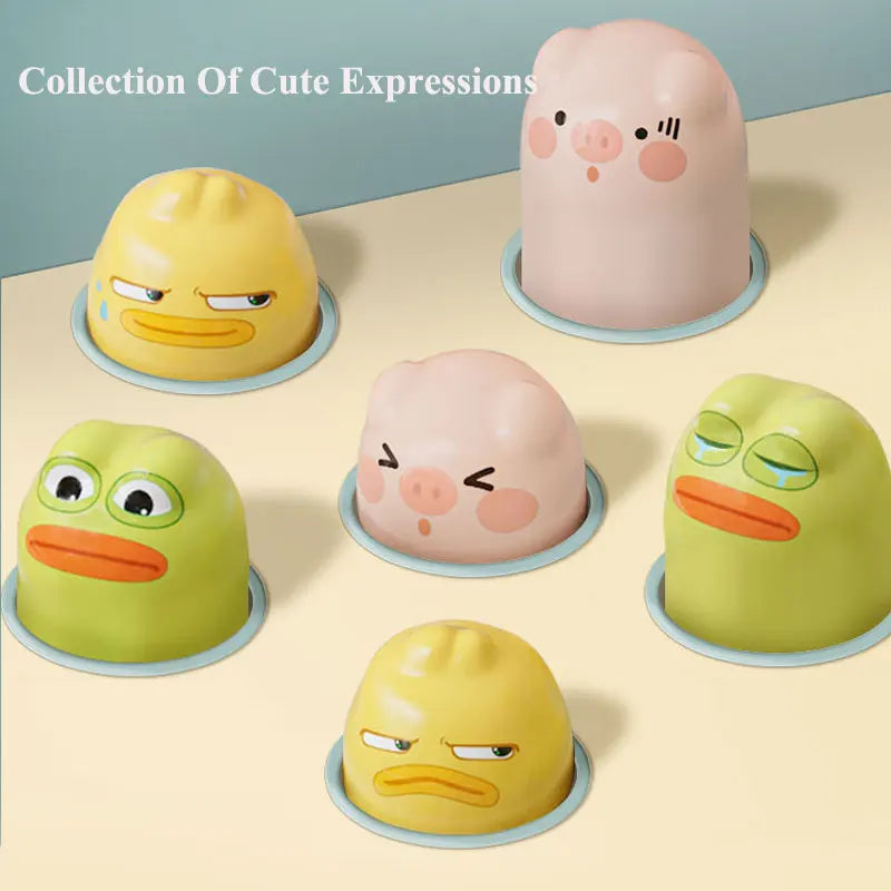 Delightful Duck, Frog, and Pig Montessori Toy - Perfect Educational Puzzle Gift for Toddlers Aged 12-24 Months with Hammer