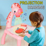 Mini Drawing Projector for Kids, Tracing and Drawing Projector Toy with Light & Music, Educational Glowing Gift Toys for Kids